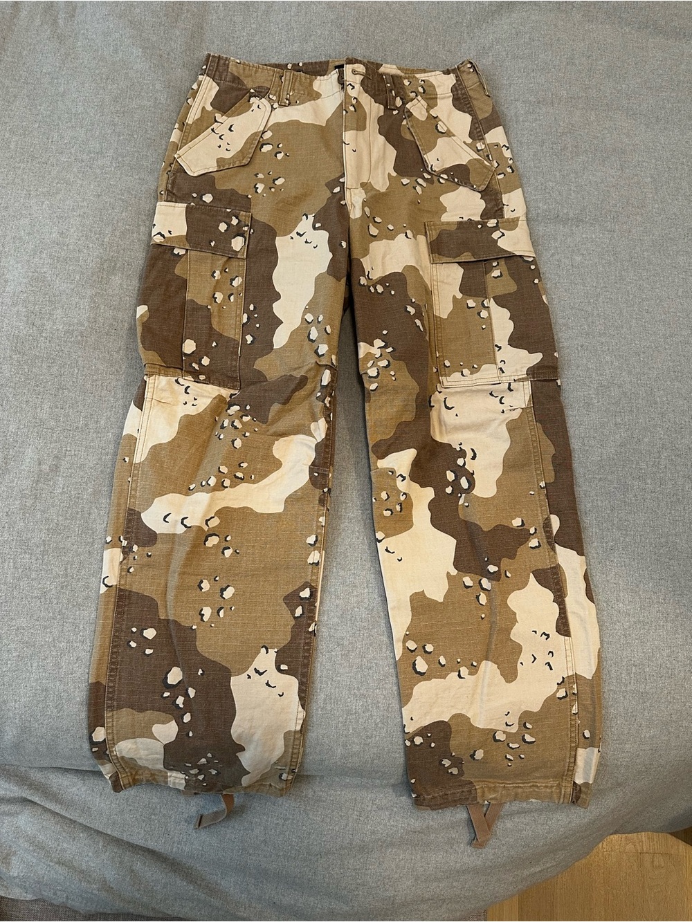 Stussy Desert Camo Cargo Pants — Brown & Tan